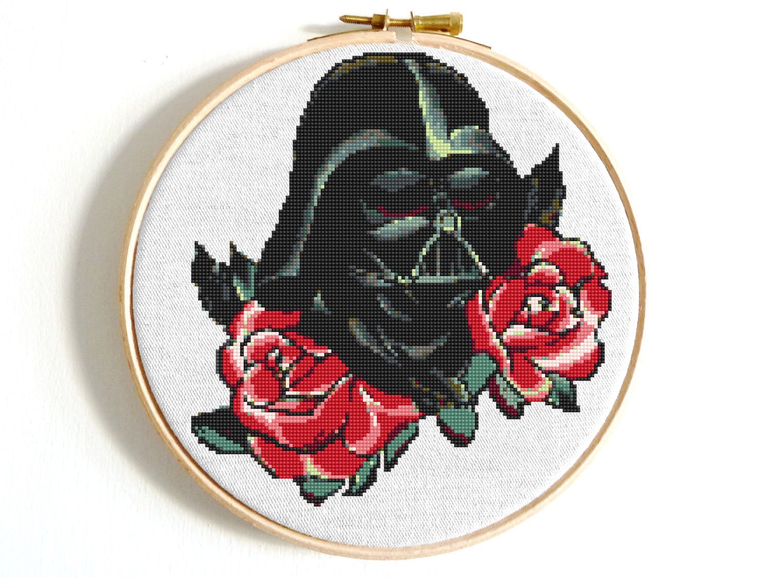 Star Wars cross stitch pattern Darth Vader cross stitch Rose | Etsy