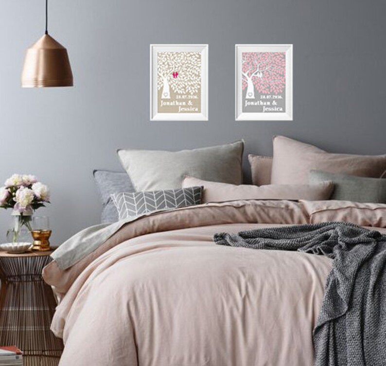 Wedding Cross Stitch Pattern Personalized Wedding Modern | Etsy