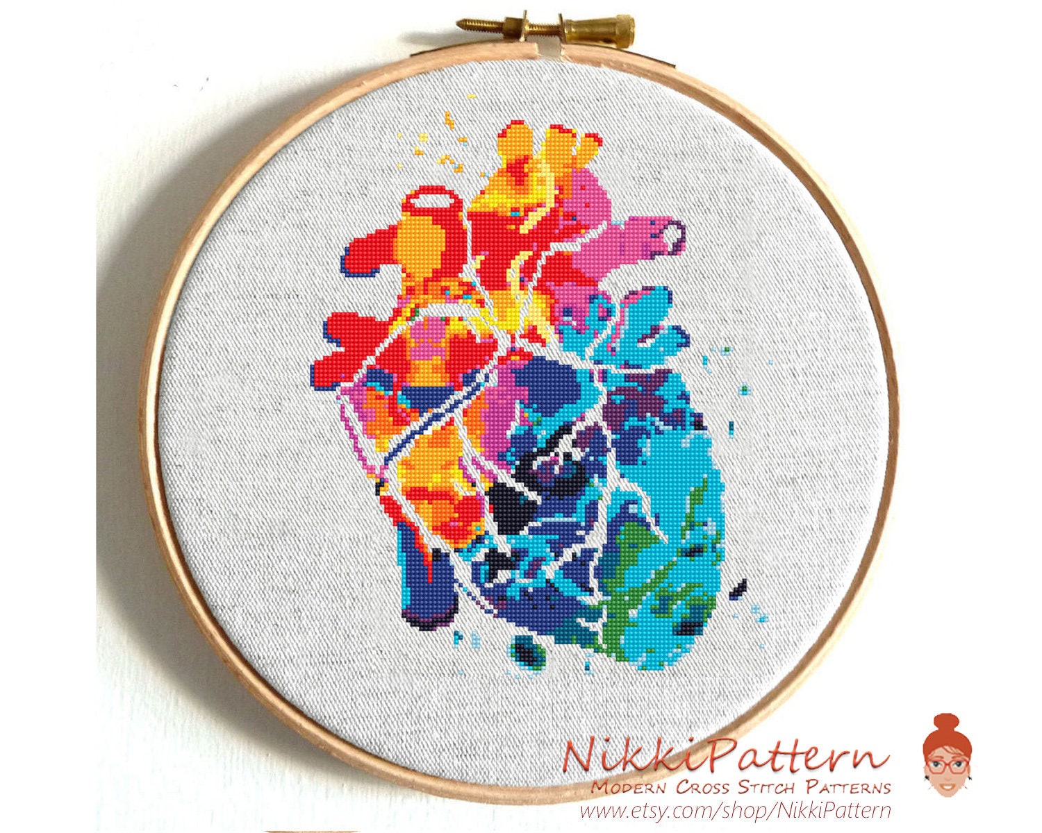 Art & Collectibles Cross Stitch Pattern Keeper Compatible Sparkling ...