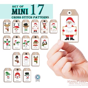 Christmas cross stitch patterns.