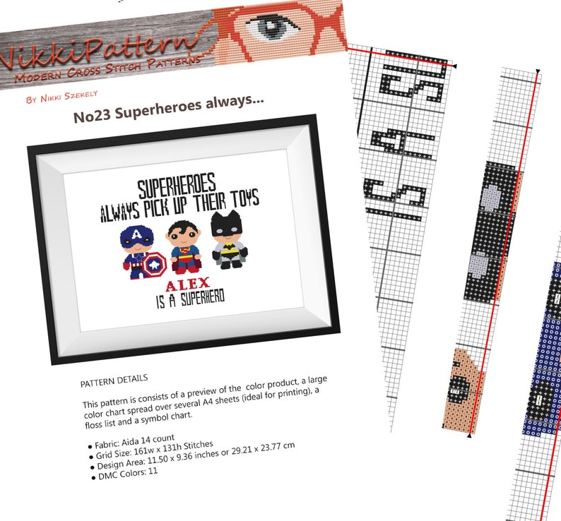 Baby Cross Stitch Pattern PDF DIY Nursery Personalized Pattern Etsy