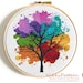 Modern cross stitch pattern Four seasons Instant download PDF 