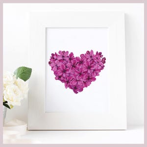 Bloemen hart kruissteekpatroon, paarse bloemen huwelijkscadeau, lila boeket, lila bloemen hart kruissteekkaart, instant download pdf