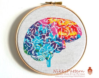 Modern Cross Stitch Patterns Von Nikkipattern Auf Etsy