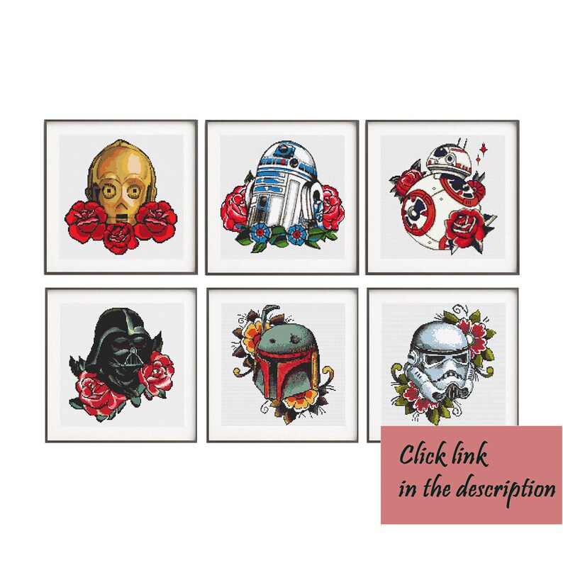 Star Wars Cross Stitch Printable PDF Pattern Darth Vader ...