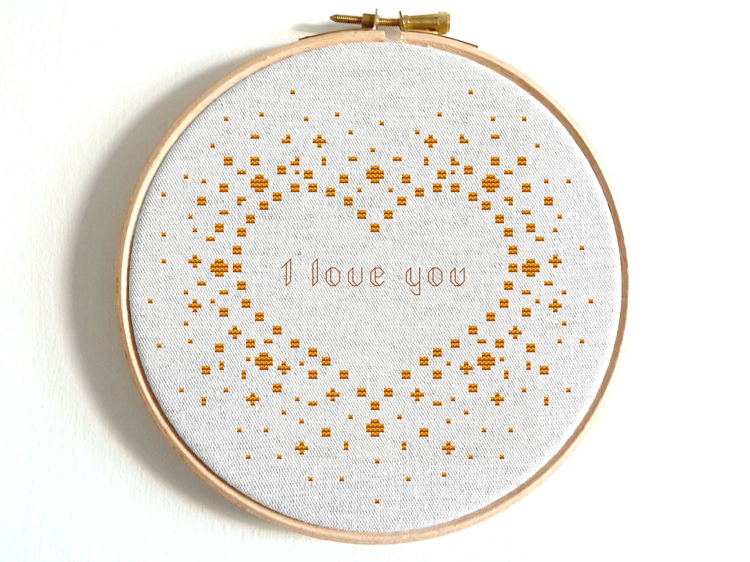 Wedding Modern Cross Stitch Pattern Personalized Counted Etsy