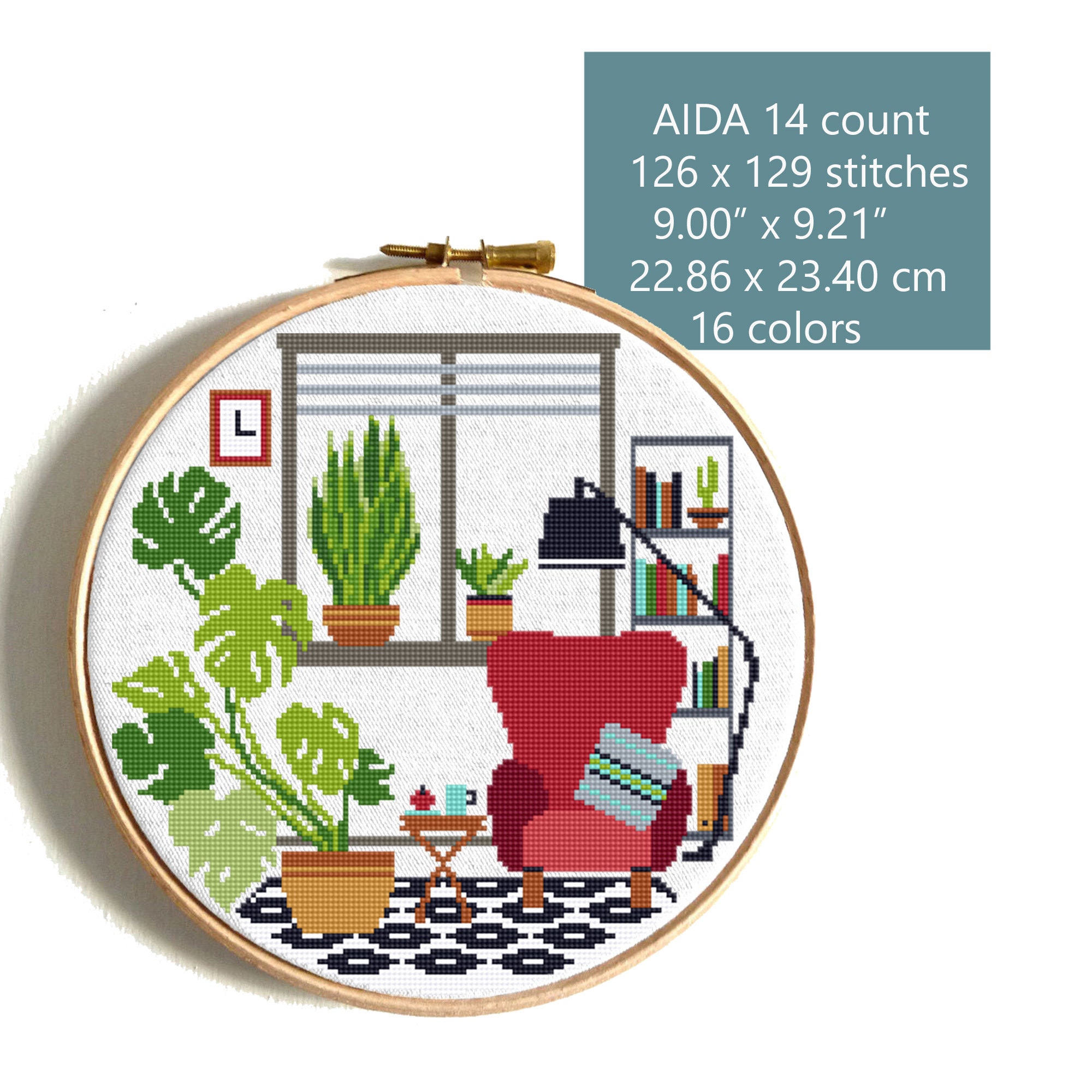 Home sweet home cross stitch pattern Modern counted cross | Etsy