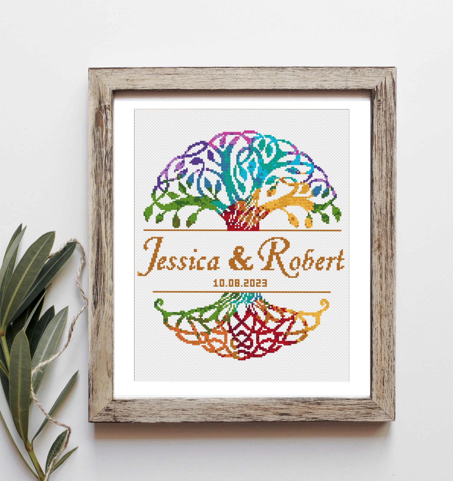 Tree of Life Wedding Sampler from NikkiPattern