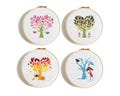Four Seasons Tree Cross Stitch Pattern, Set of 4 (PDF Pattern)