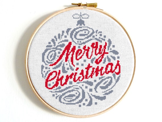 Just Crossstitch Christmas Ornaments 2016 - Electronic Download