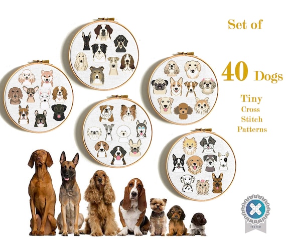 Dog Cross Stitch Pattern Set of 40 Dogs Modern Cross Stitch - Etsy New Zealand Dog Cross Stitch Pattern Set of 40 Dogs Modern Cross Stitch - Etsy New Zealand