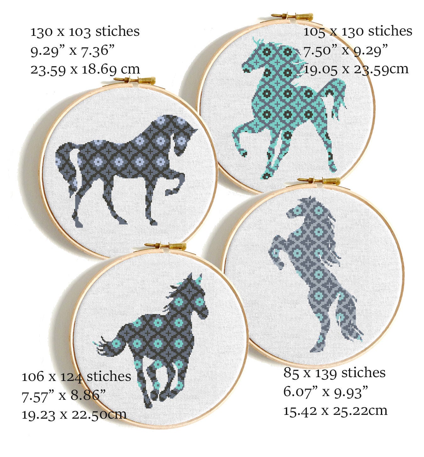 horse-cross-stitch-pattern-geometric-cross-stitch-pdf-unicorn-cross-stitch-animals-discount-counted-cross-stitch-easy-cross-stitch-beginner-etsy