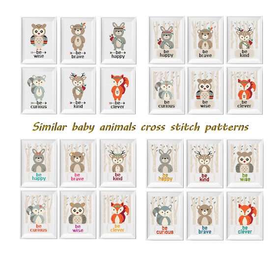 Giraffe Baby Monogram Set - Joyful Stitches