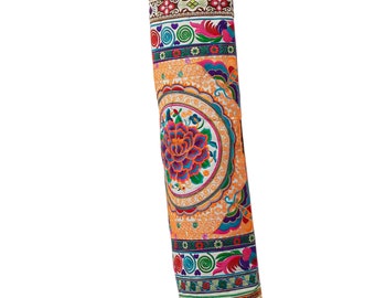 BOLSA PARA MAT DE YOGA, portadora tribal, artista de Pilates o fotógrafos, tribu de las montañas, Hmong, hipster, boho chic, rollo, tubo portador