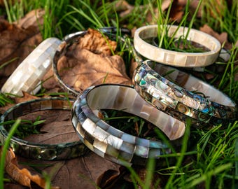 Pulsera de concha natural CCCollections para mujer, joyería blanca