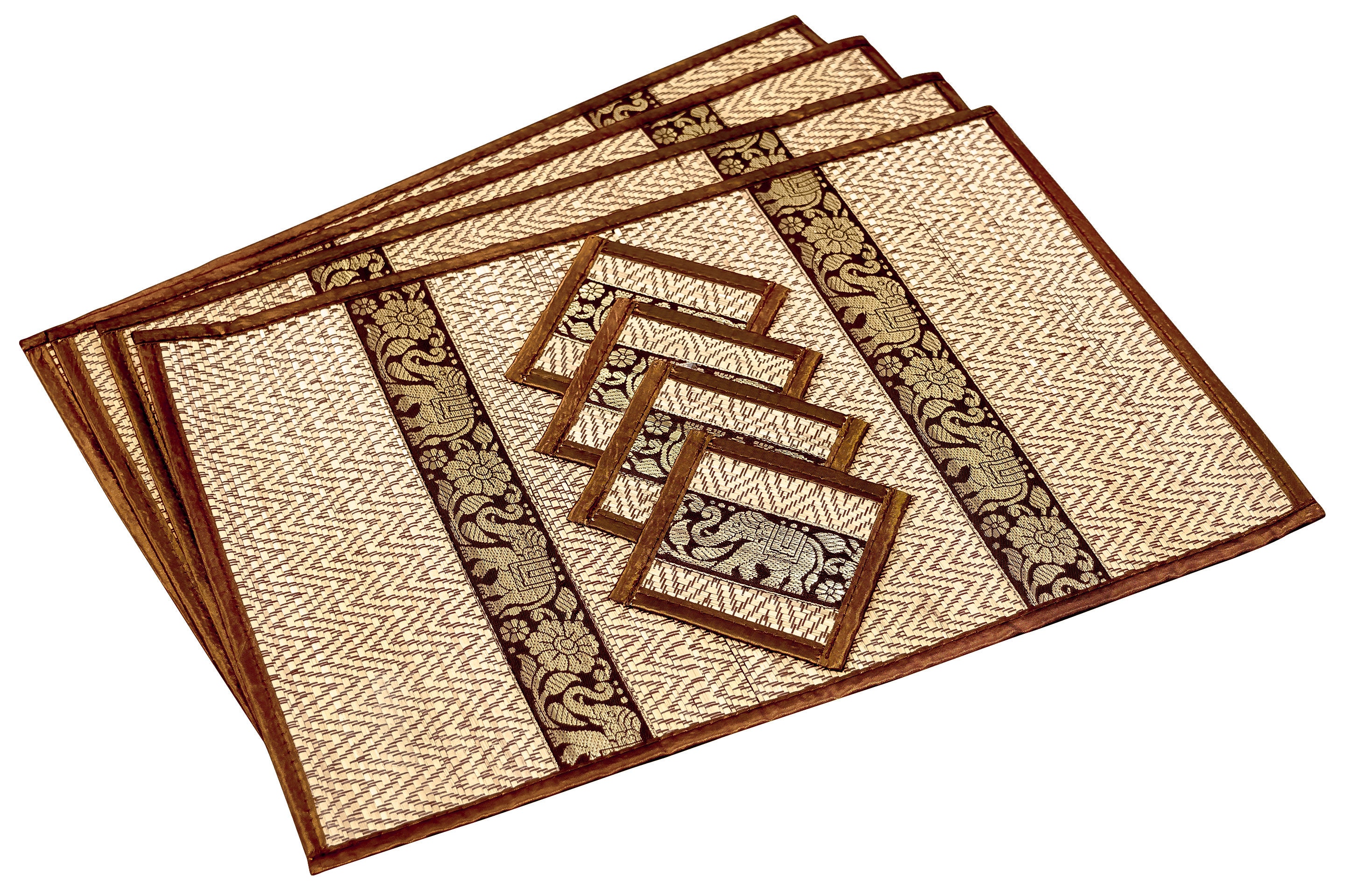 Luxury Large Reed Placemat & Coasters Eco Friendly Handmade Etsy UK