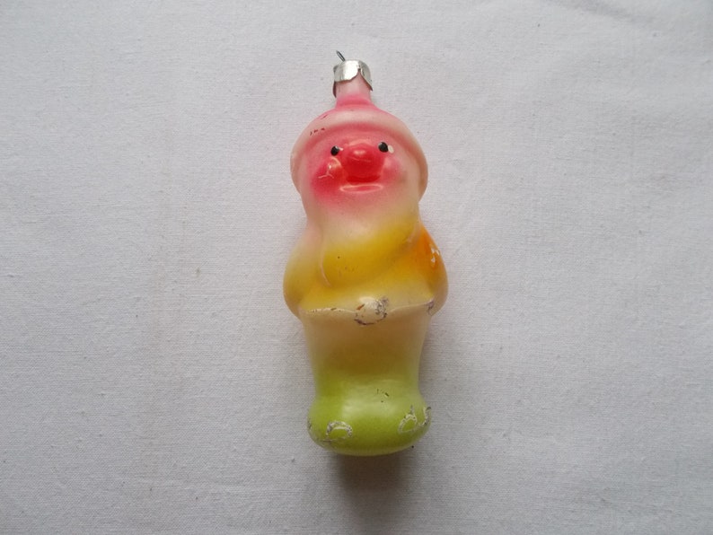 Christmas gift gnome rare ornament Xmas glass decor magician soviet ornaments vintage doll fairy tale kids old man father frost ded moroz