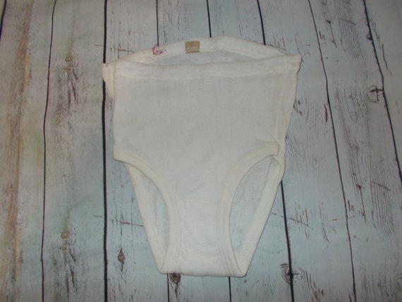 Size ML Russia Ukraine Soviet Fashion White Soviet Vintage Unused Women Underwear Russian 100 /% Cotton Underpants Factory Made in USSR