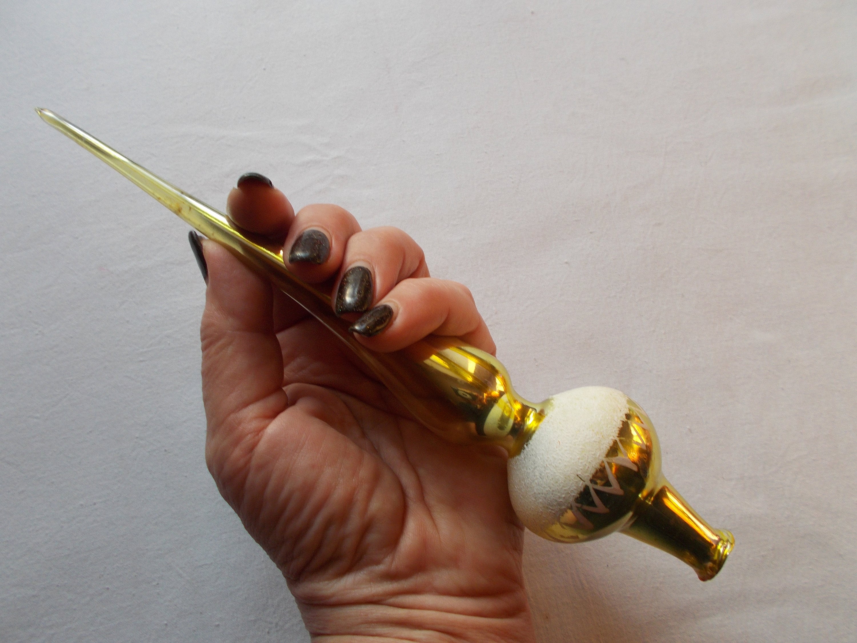 25.5 cm 10 Big Tree Top Glass Christmas topper Soviet Etsy