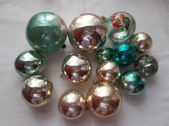 Decorazioni Natalizie Anni 80.14 Ball Christmas Ornament1 Anni 80 Decorazioni Soviet Etsy