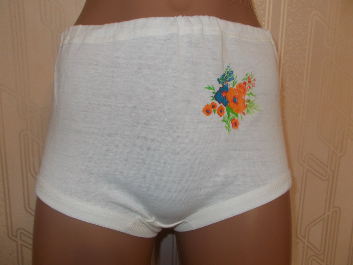 Soviet Vintage Unused Women Underwear Russian 100 Cotton Etsy