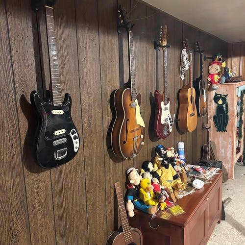 アンティークな20世紀の銅製吊り鉢、ハンドル付きポット、ヴィンテージ