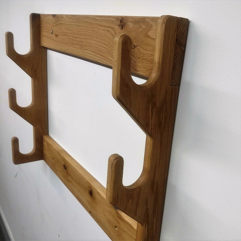 Wall Mount Horizontal Three Gun Rack Rifle Rack Shotgun Rack Etsy