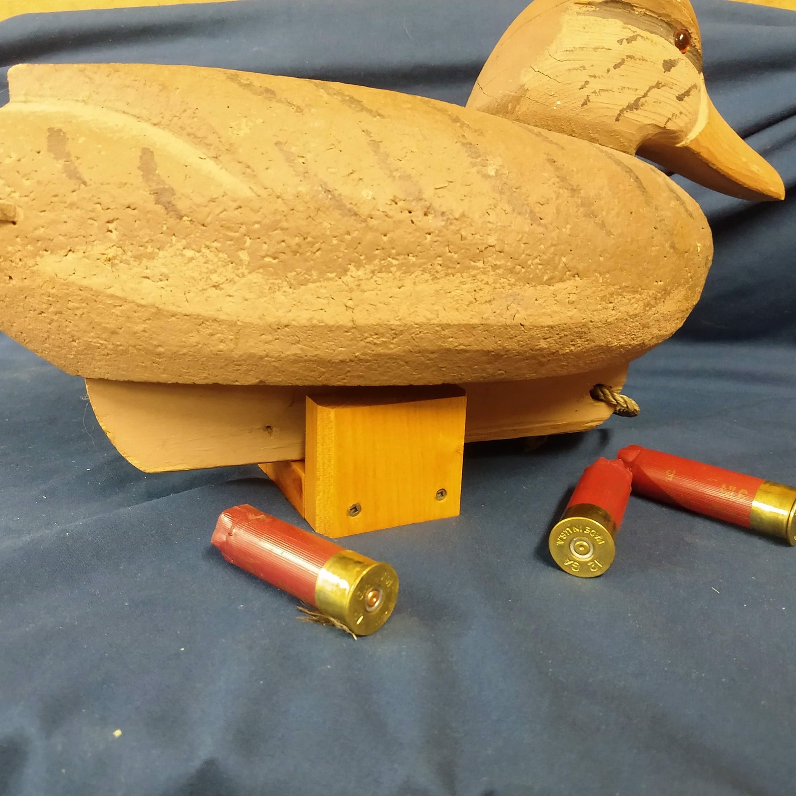 Hardwood Duck Decoy Stand Decoy Display Etsy
