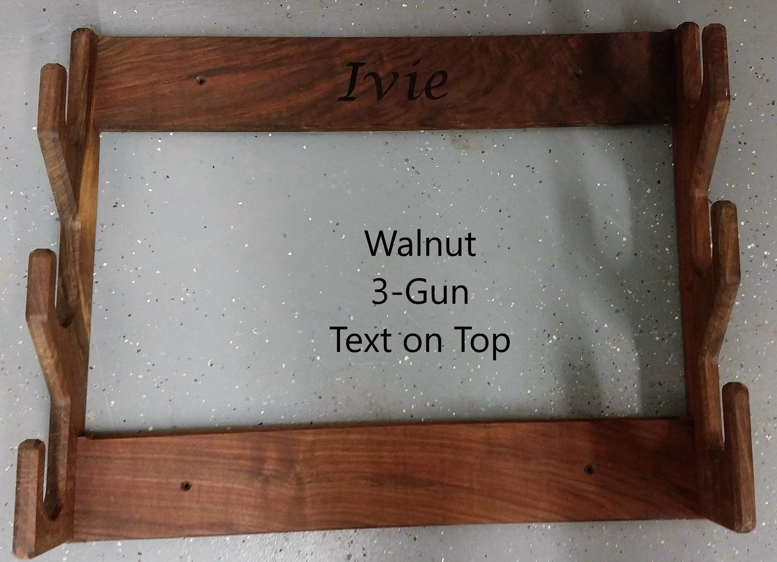 Wall mount Horizontal Three Gun Rack Rifle Rack Shotgun - Etsy.de