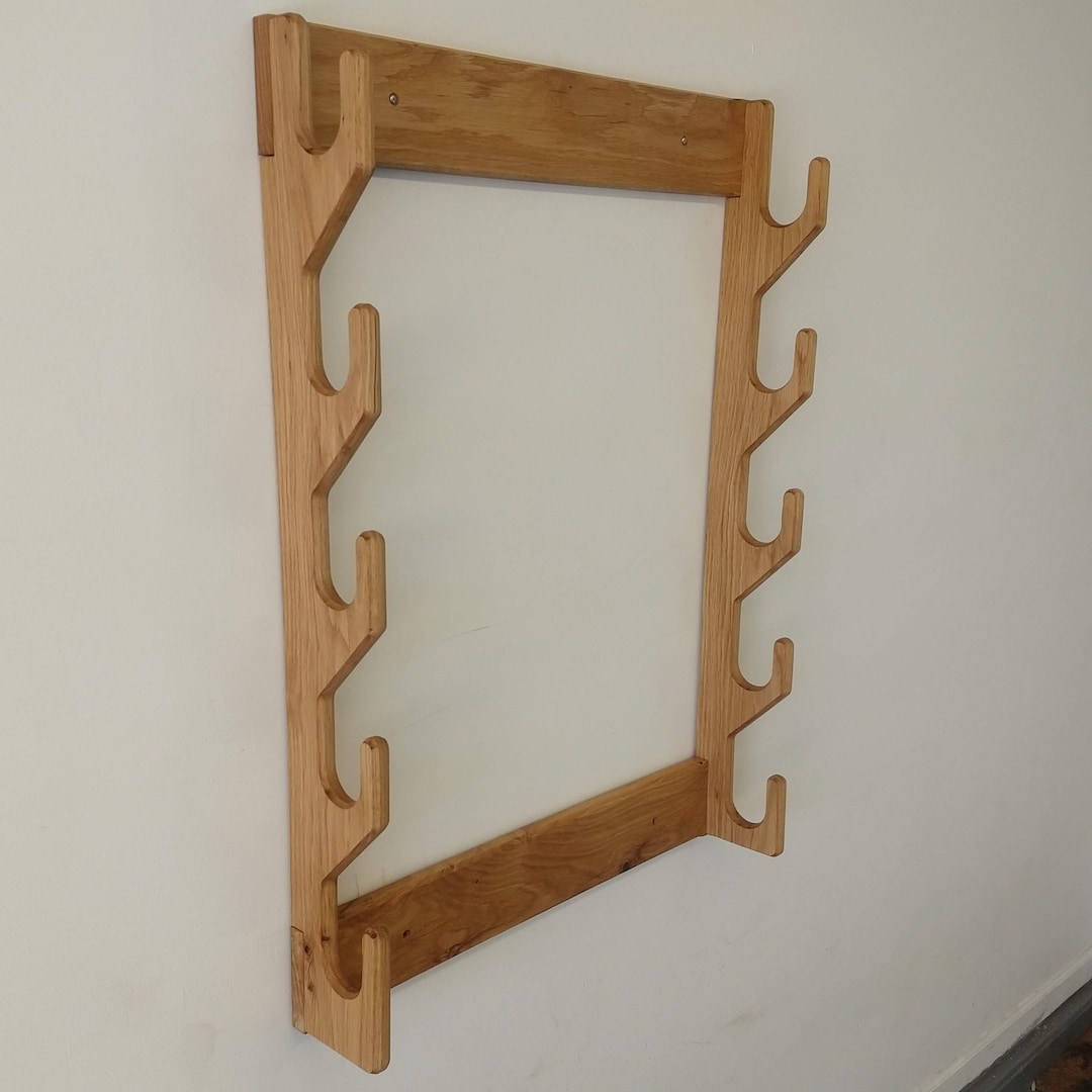 Wall Mount Horizontal Five Gun Rack, Rifle Rack, Shotgun Rack Etsy