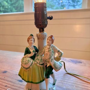 Antique Porcelain French Style Lamp