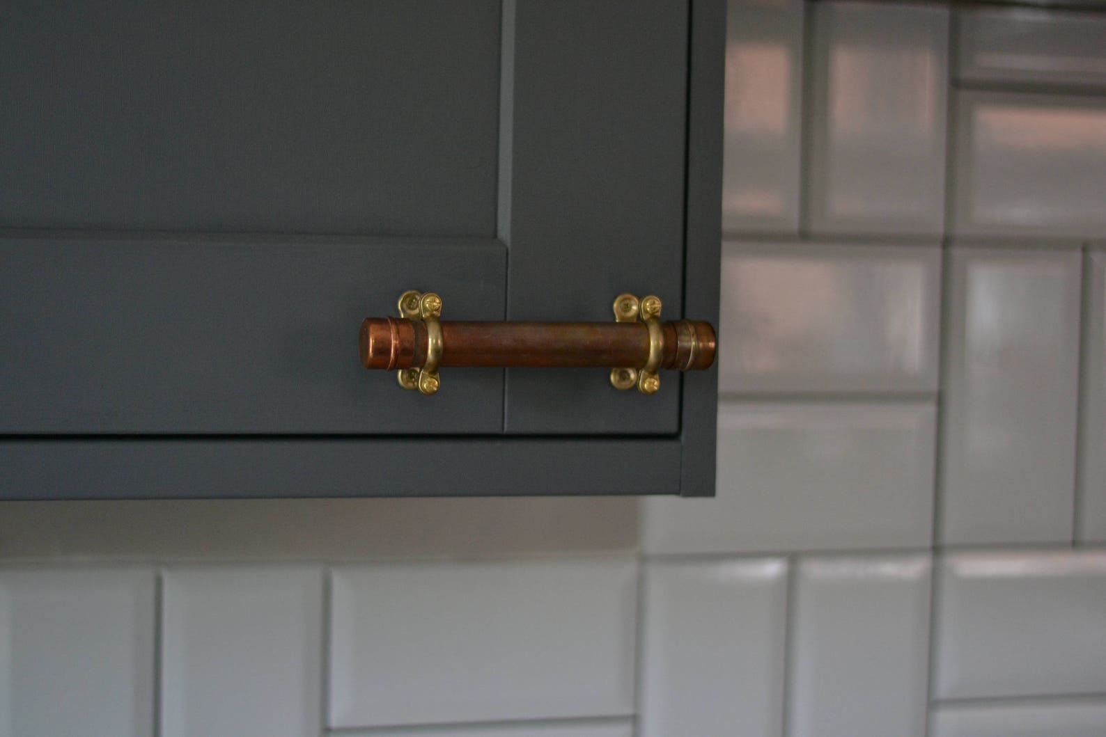 Industrial style copper pipe handles Etsy