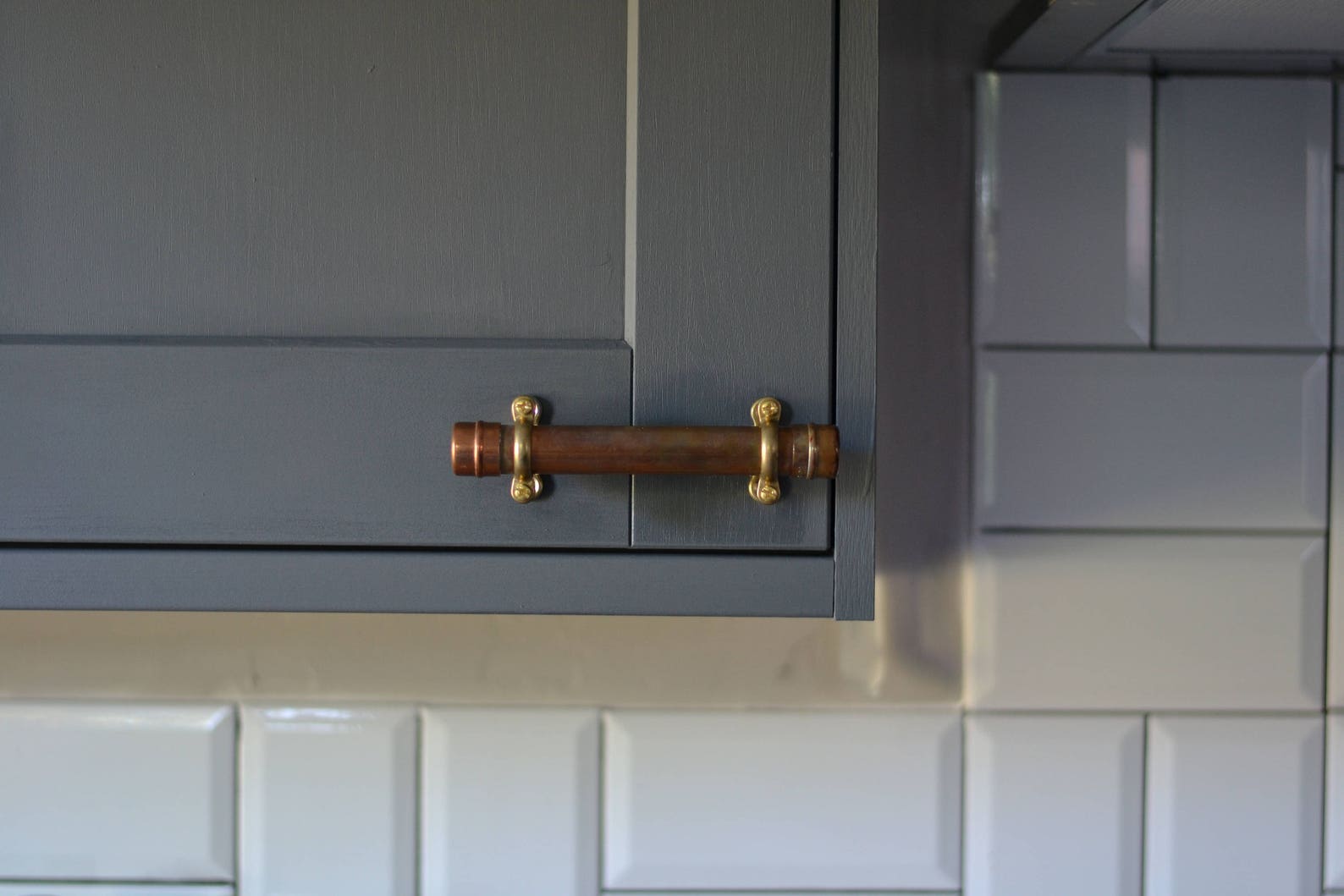 Industrial style copper pipe handles Etsy