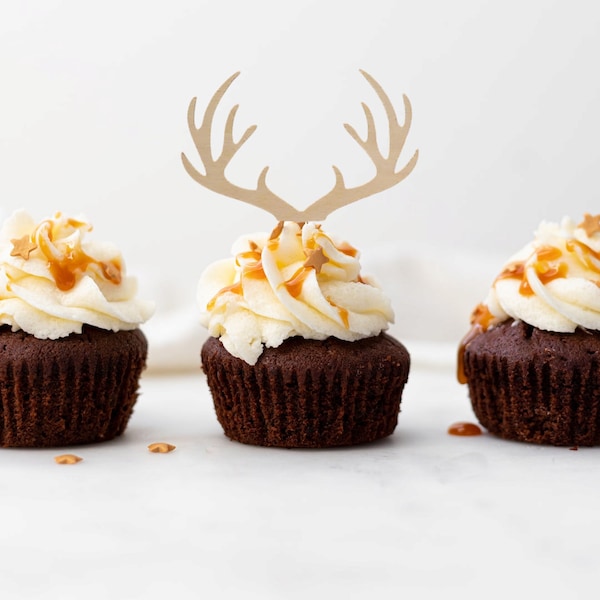 Deer Cupcake Toppers - Etsy