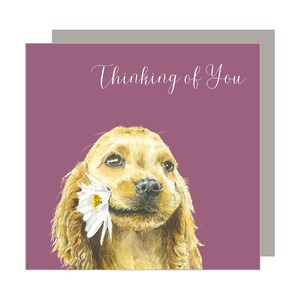 Je pense à toi Pawsitive Vibes Card