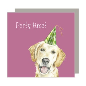 Carte de voeux colorée Party Time