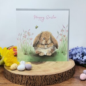 Niedliche Häschen Osterkarte Hasen Grußkarte Hase Osterhase Osterkarte