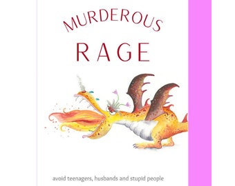 Rage Menopause Card Funny Menopause Humour Anger Card Supportive