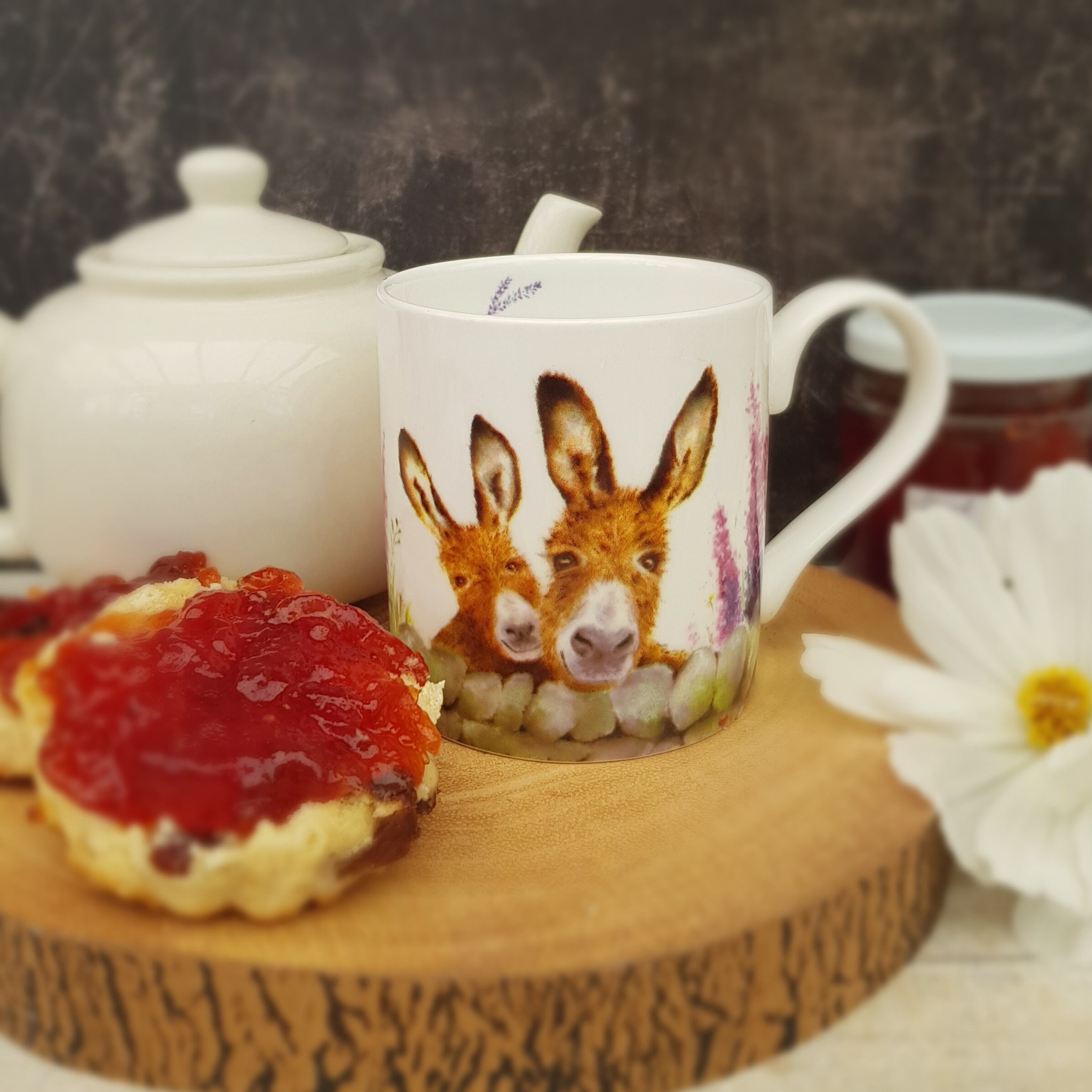 Cute Donkey Mug Gift Donkey Lover Story Mug Fine Bone China Etsy