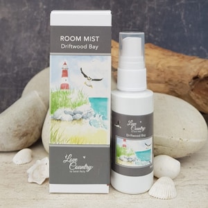 Coastal Fragrance Luxury Room Spray 50ml Fresh Scent Home Gift For Her Driftwood Clean Ocean Scent Handy Size Spray Room Freshener Gift Sea