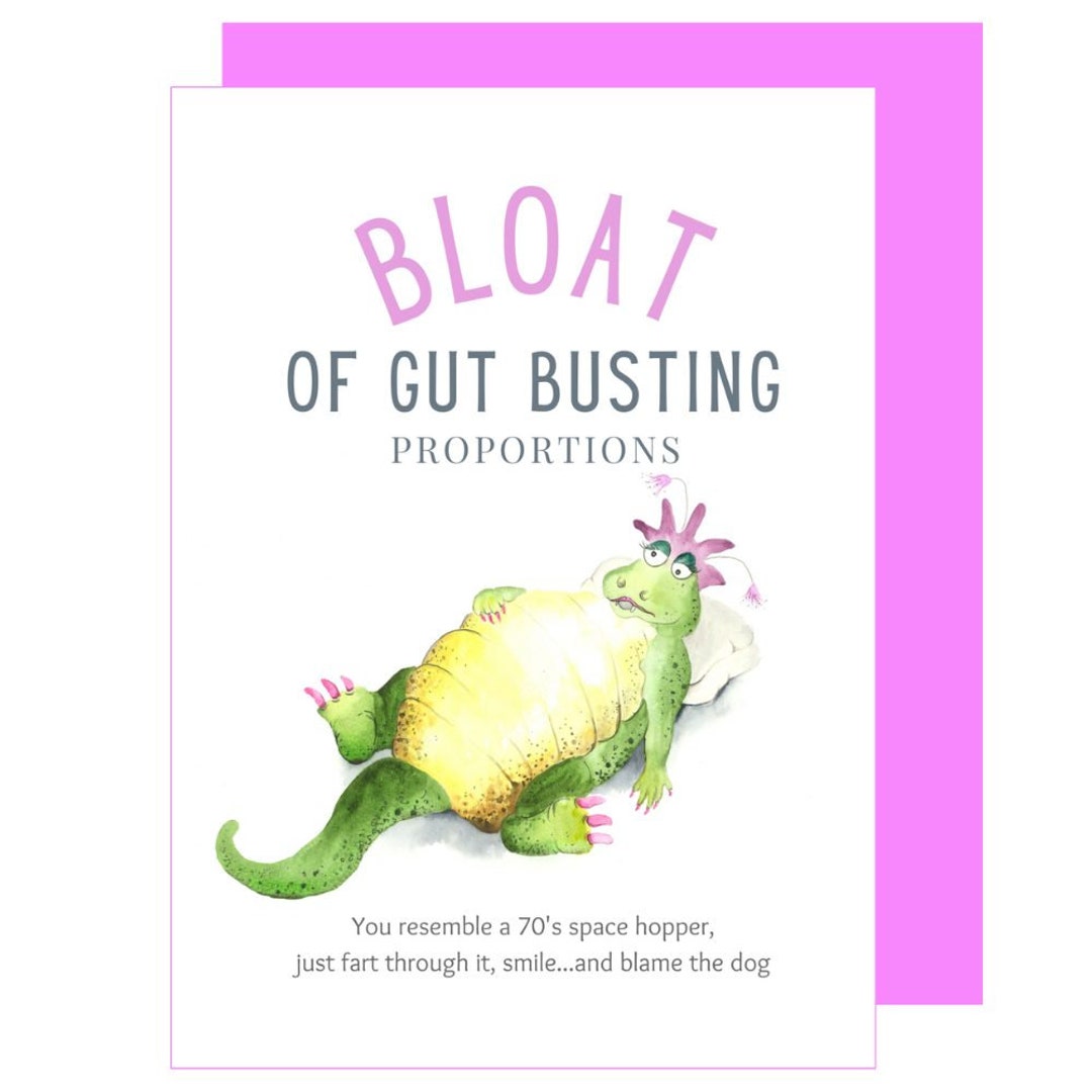 Funny Menopause Card Bloating Gas Humour Menopause Card for Her Mum