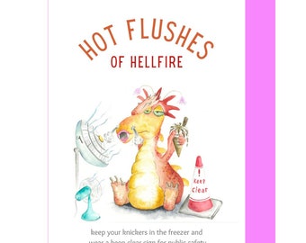 Hot Flushes Menopause Karte Lustige Menopause Humor Hot Flush Karte Unterstützend