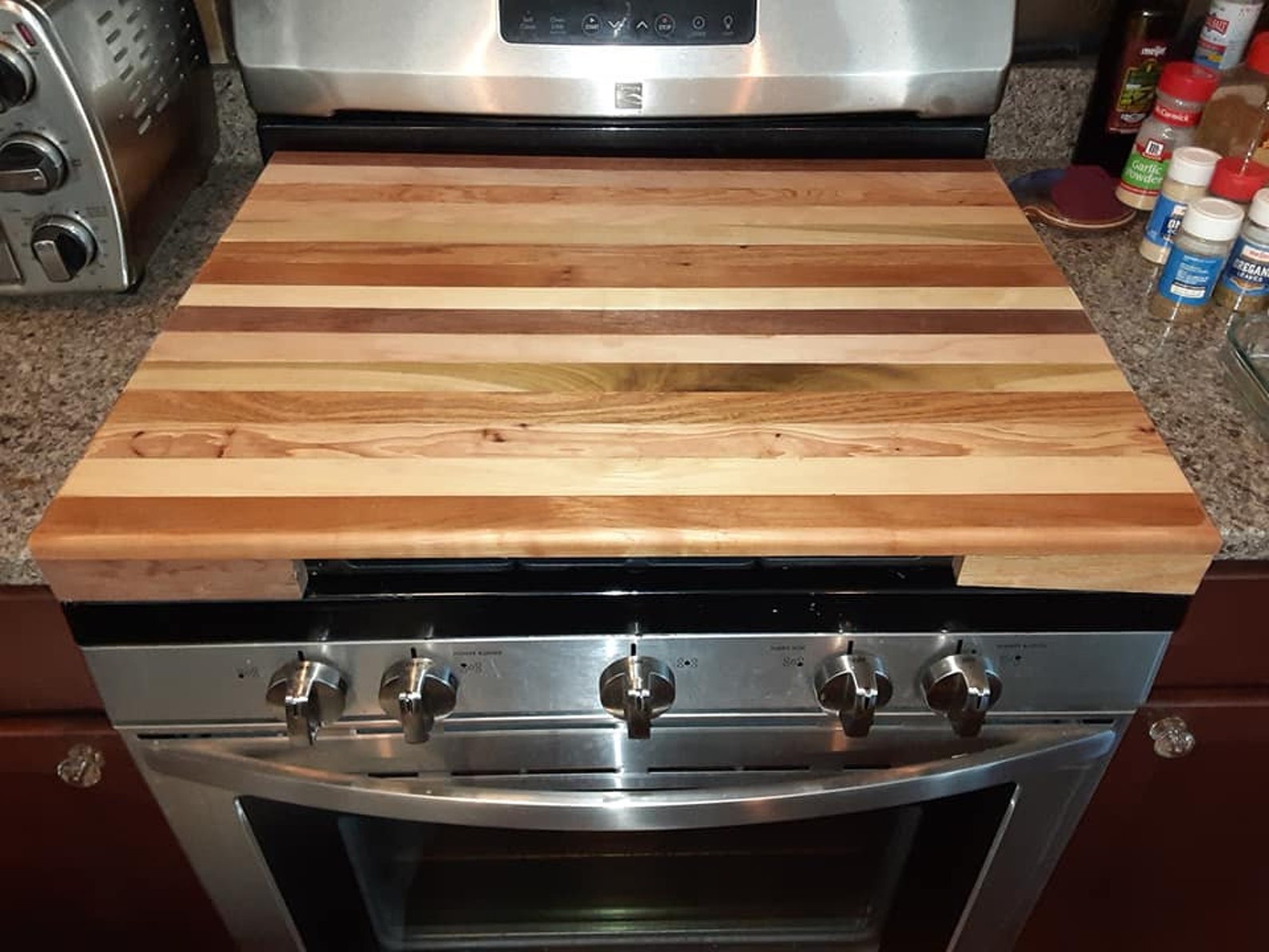 Stove Top Cutting Board Etsy