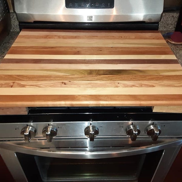 Shop Stove Top Cover Cutting Board Etsy