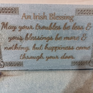 An Irish Blessing -  Irish, Blessing, Sign, Plaque