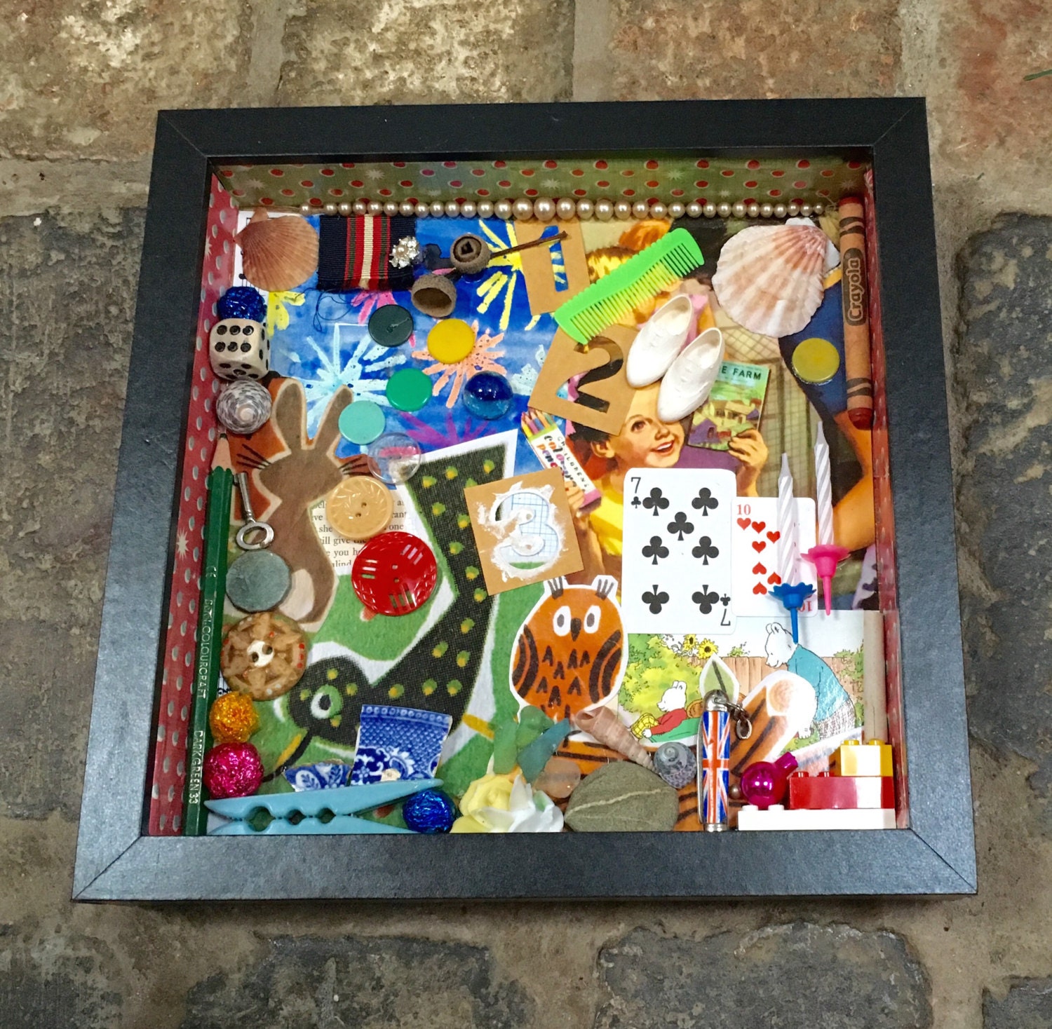 3D deep frame montage/collage Etsy