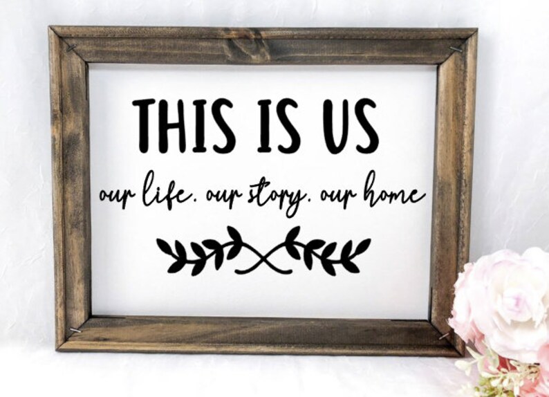 This is Us Canvas Sign / Family Sign Etsy