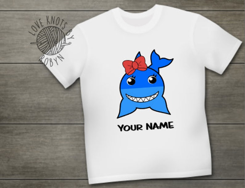PERSONALIZED baby shark shirt Boy baby SHARK Girl baby SHARK Etsy