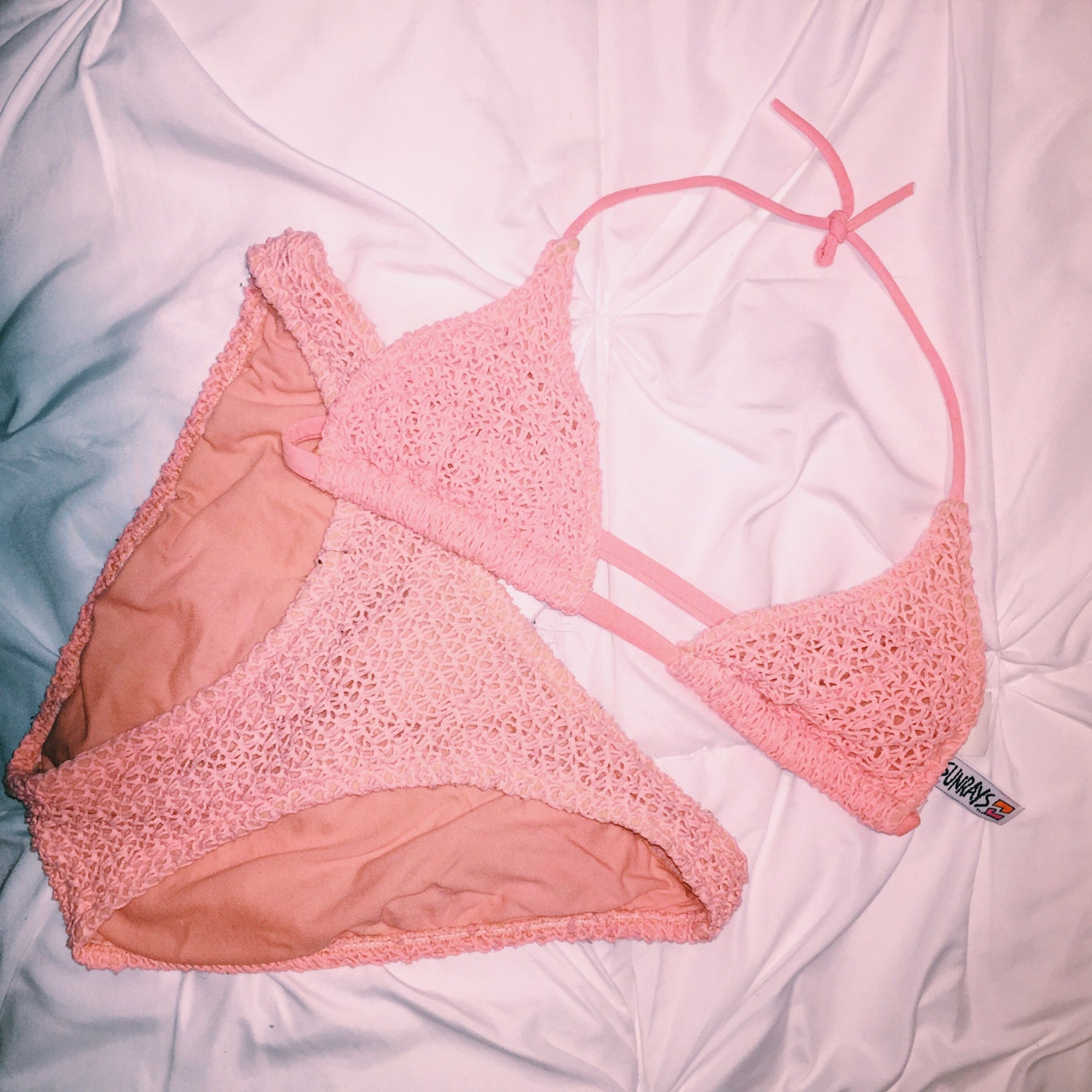 80s Sunrays High Waist Bikini Etsy