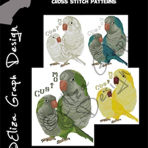 Quaker Parrot CROSS STITCH Pattern
